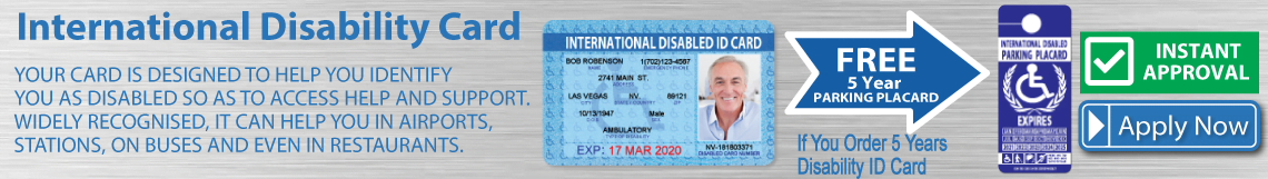 free travel card for disabled